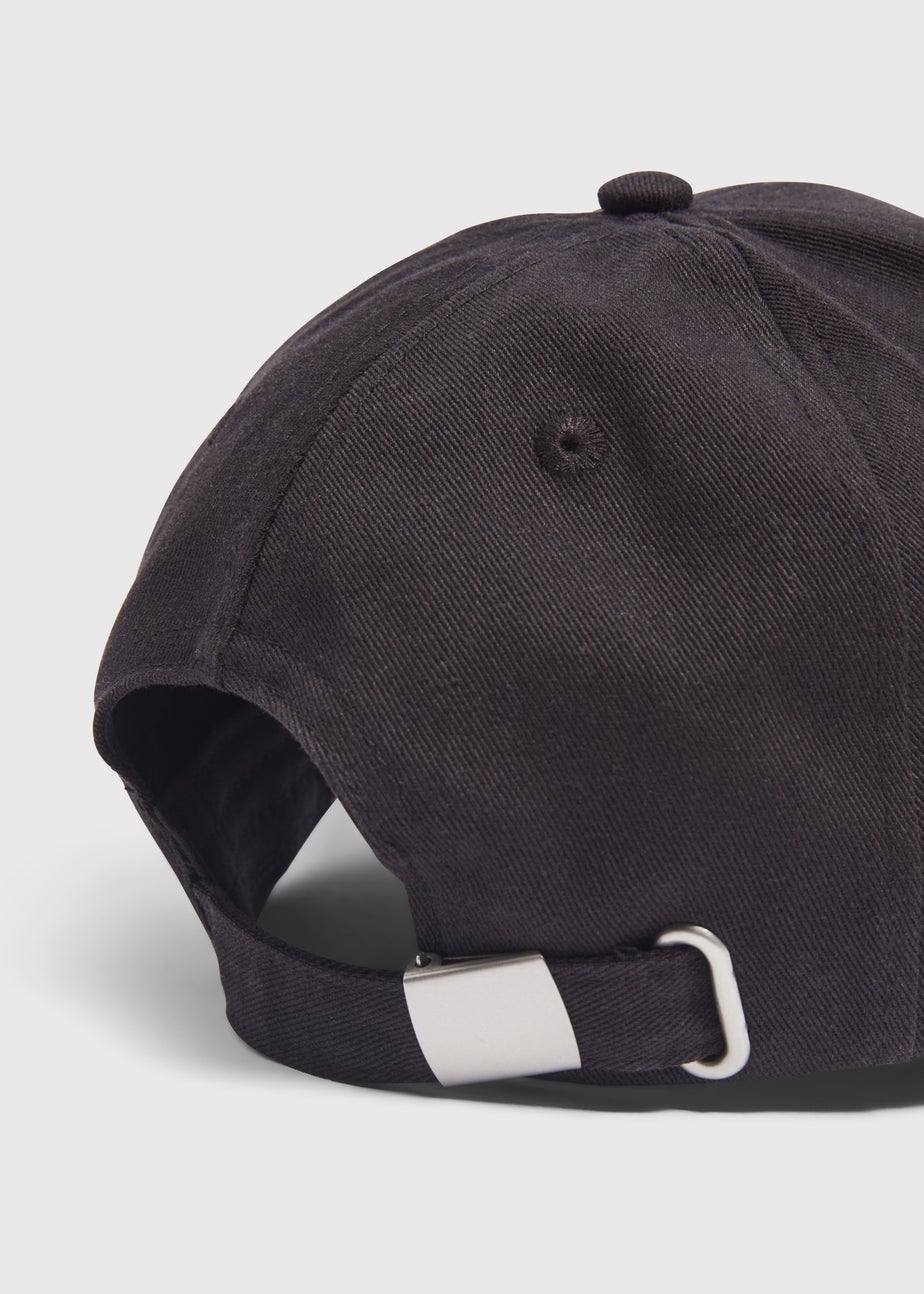 Black Plain Cap