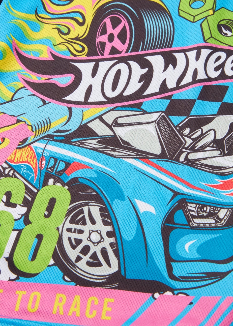 Hot Wheels Boys Blue Made To Race T-Shirt (4-12yrs)