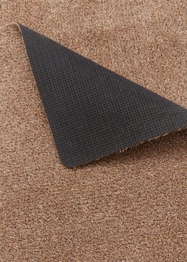 Brown Plain Linen Doormat (50cm x 75cm)
