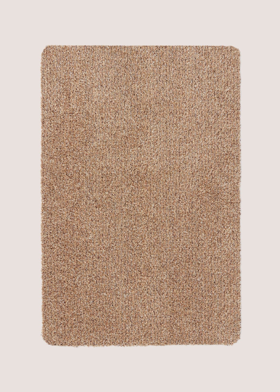 Brown Plain Linen Doormat (50cm x 75cm)