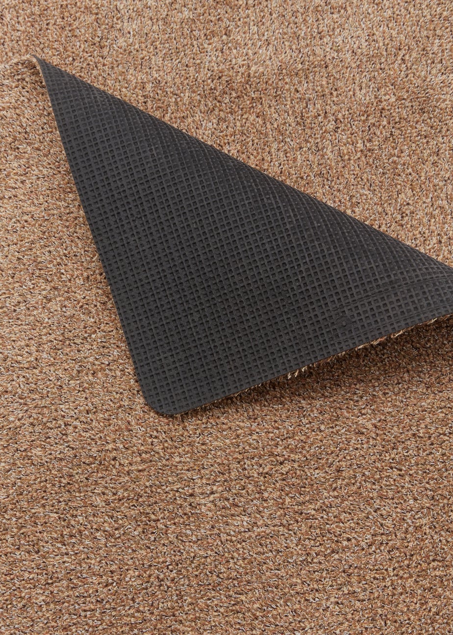 Brown Linen Plain Door Mat (80x95cm)