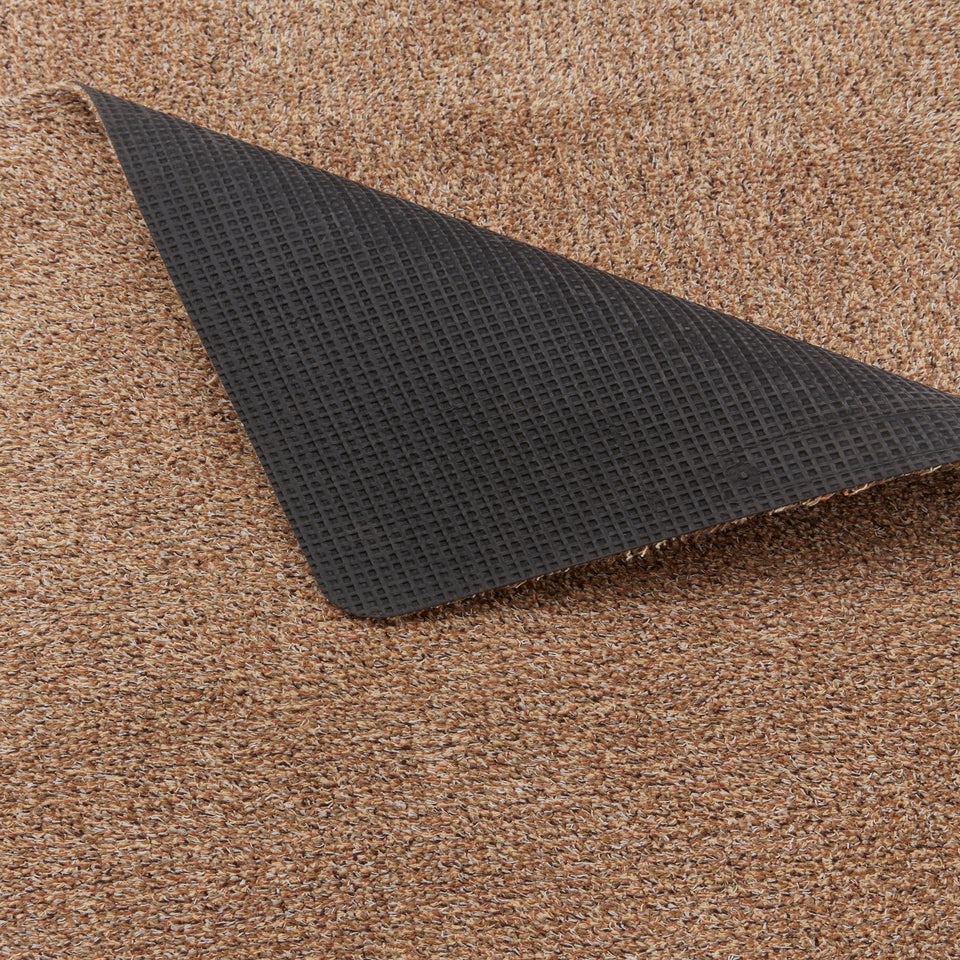 Brown Linen Plain Door Mat (50x150cm)