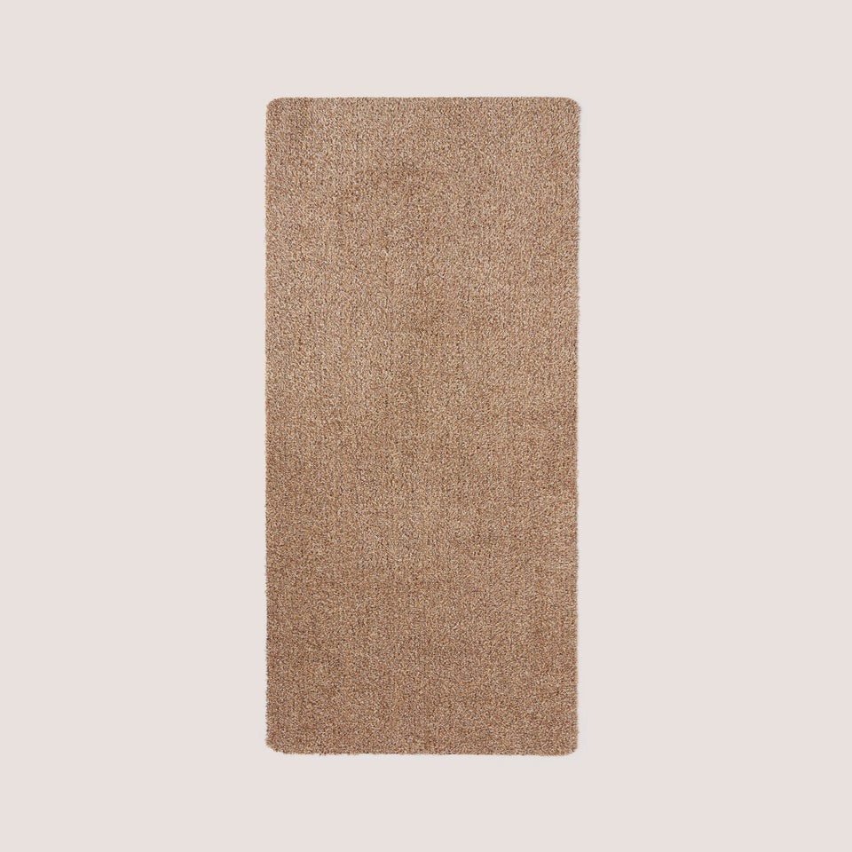 Brown Linen Plain Door Mat (50x150cm)