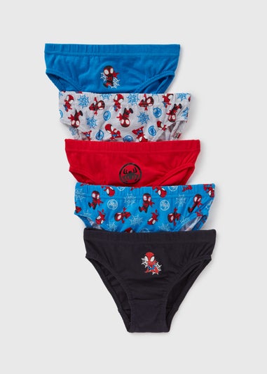 Marvel Boys 5 Pack Spidey Briefs (2-7yrs)