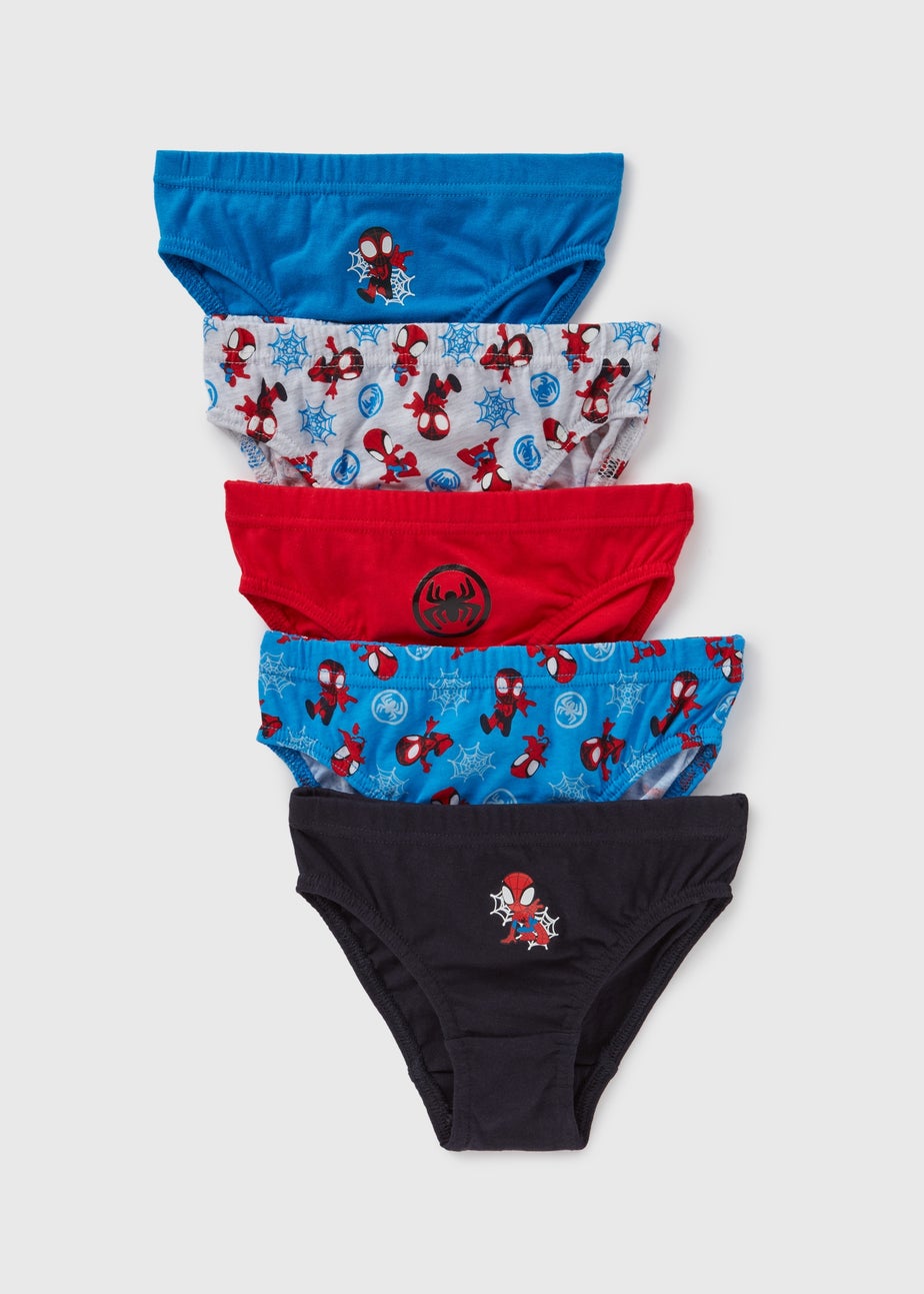 Marvel Boys 5 Pack Spidey Briefs (2-7yrs)