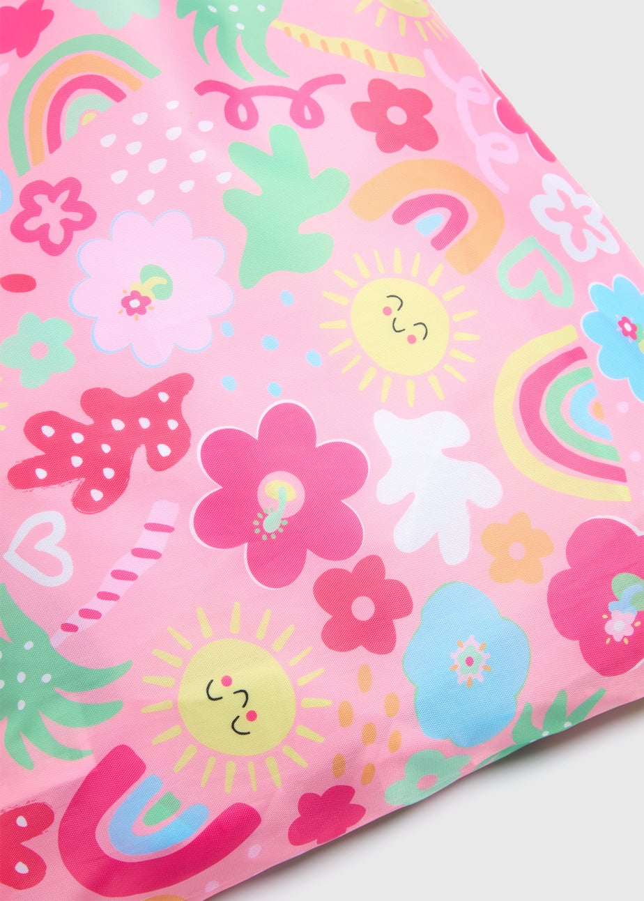 Girls Multicolour Happy Sun Swim Bag