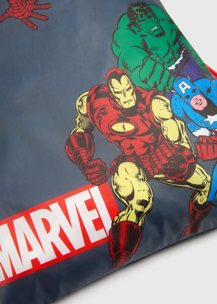 Marvel Kids Grey Avengers Drawstring Bag (43x34x2.5cm)