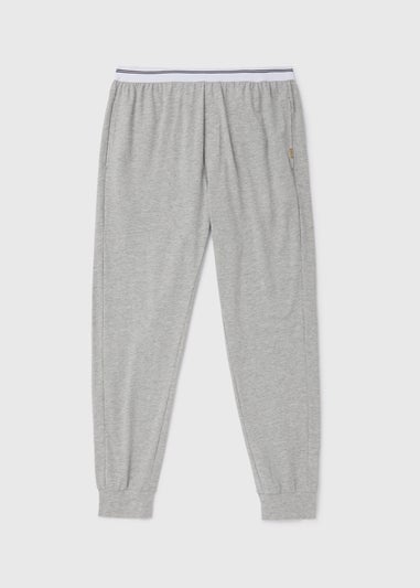 Grey Stripe Jacquard Waistband Joggers