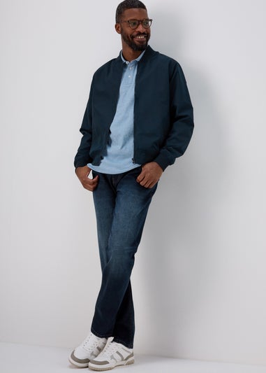 Lincoln Blue Tipped Polo Shirt