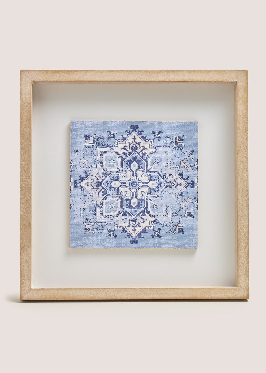White Moroccan Art Wall Tile (30cm x 25cm x 30cm)