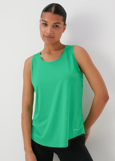 Souluxe Green Mesh Detail Vest