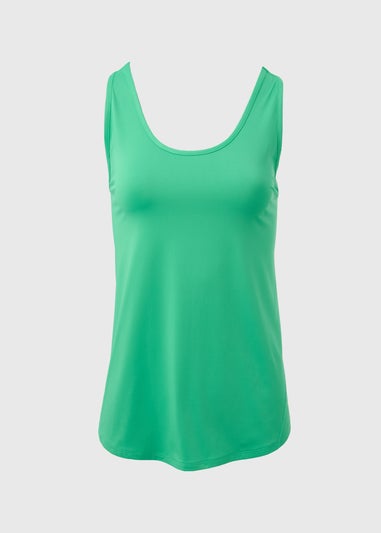 Souluxe Green Mesh Detail Vest