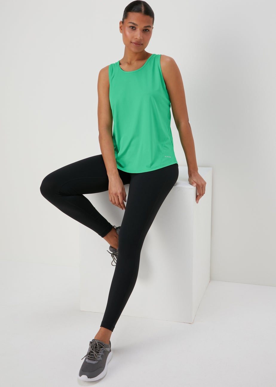 Souluxe Green Mesh Detail Vest