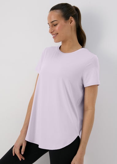 Souluxe Lilac Longline T-Shirt