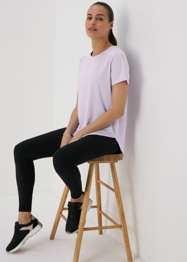 Souluxe Lilac Longline T-Shirt