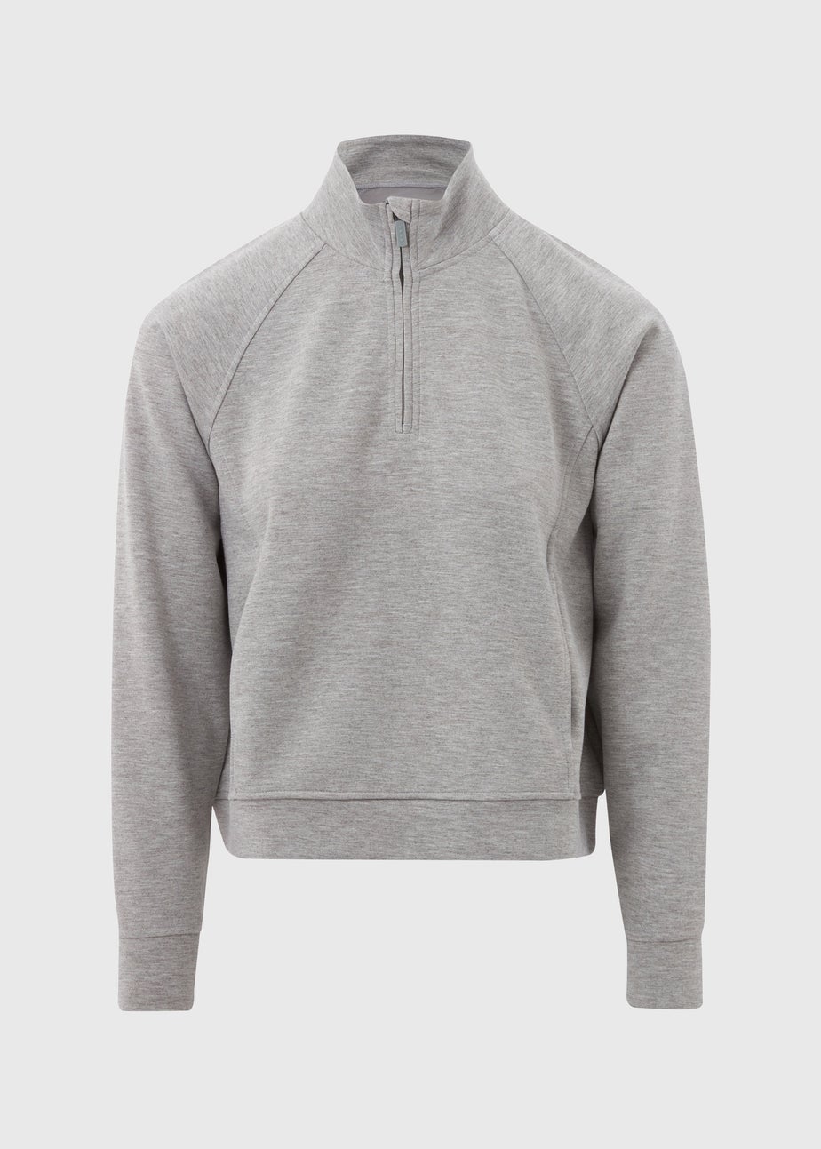 Souluxe Grey Half Zip Top