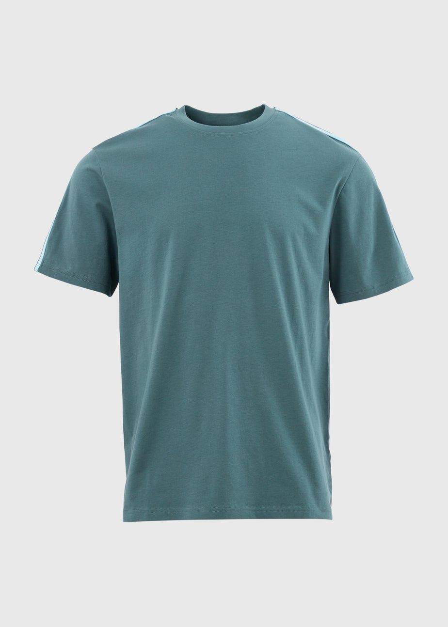 US Athletic Teal Plain T-Shirt
