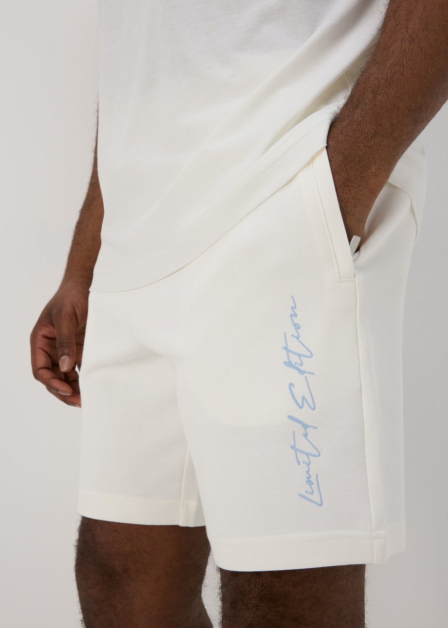 US Athletic Cream Jogger Shorts