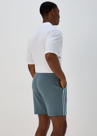 Teal Tape Jogger Shorts
