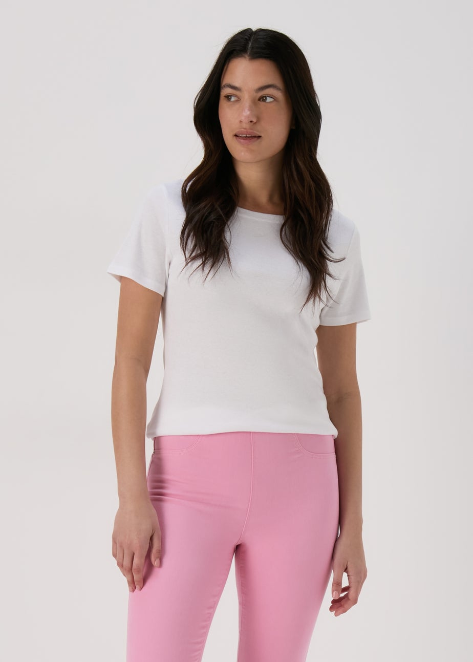 Pink Rosie Crop Jeggings