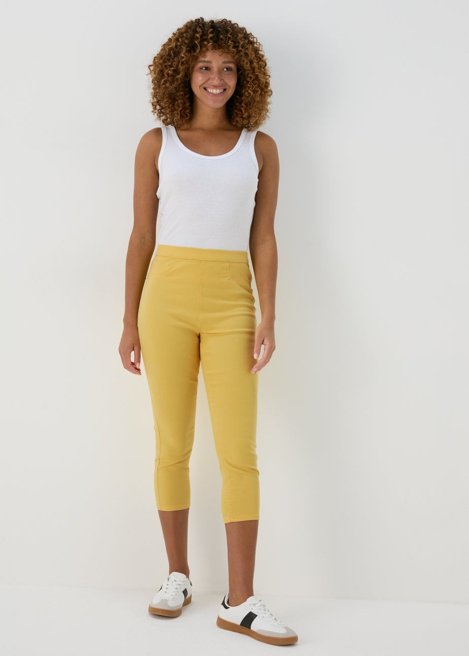 Lemon Rosie Crop Jeggings