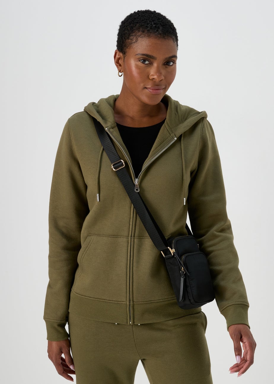 Black Nylon Phone Bag