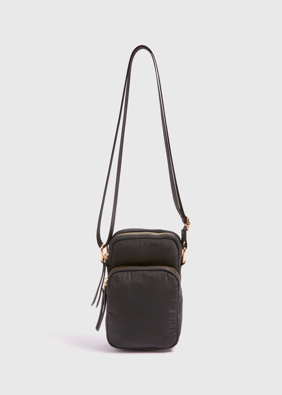 Black Nylon Phone Bag