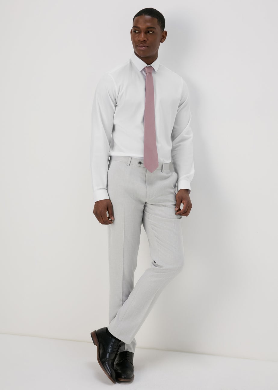 Taylor & Wright Grey Turner Slim Fit Trousers