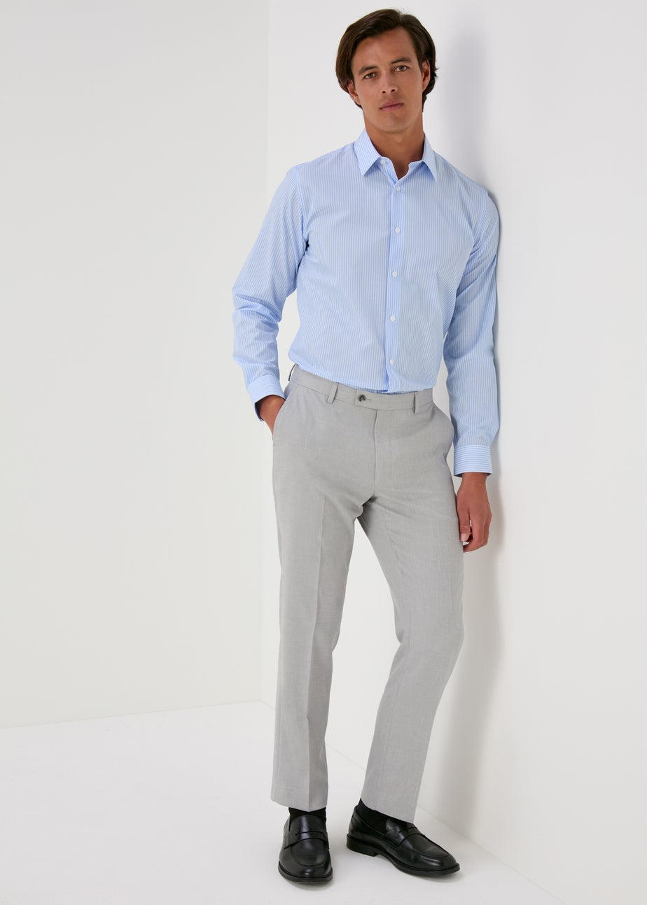 Taylor & Wright Grey Turner Tailored Fit Trousers