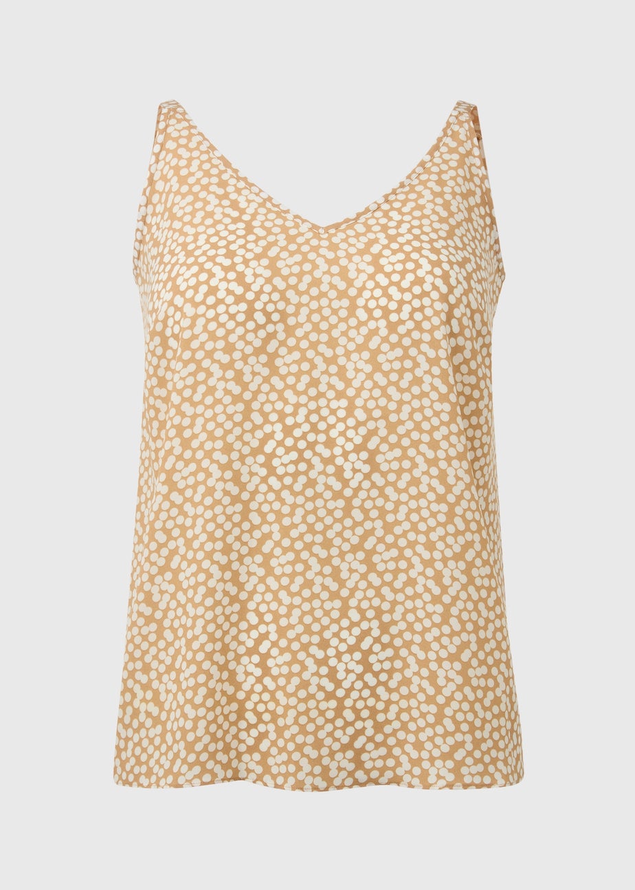 Et Vous Nude Spot Print Cami Top