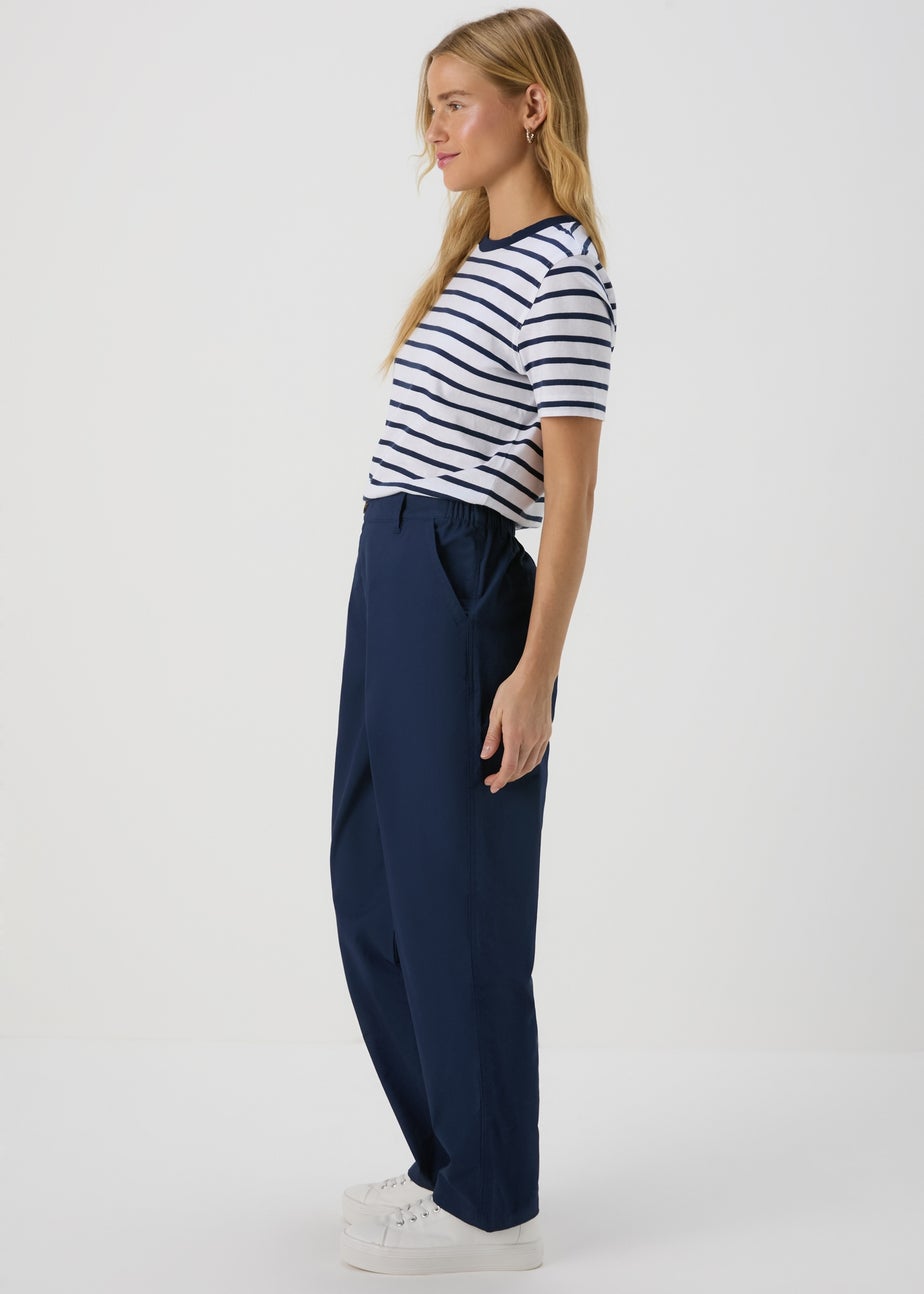 Navy Chino Trousers