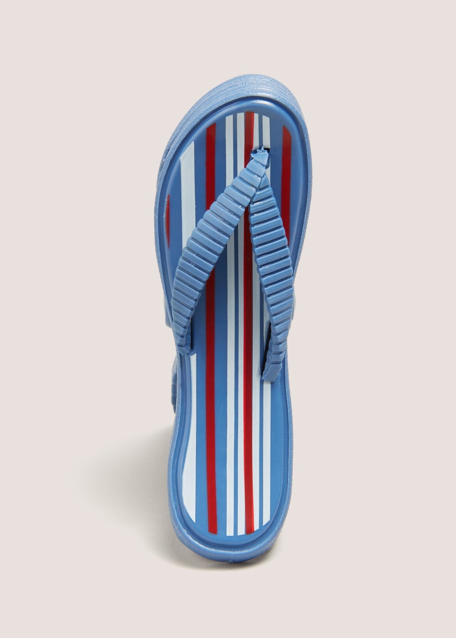 2 Pack Blue Beach Flipflop Towel Clips