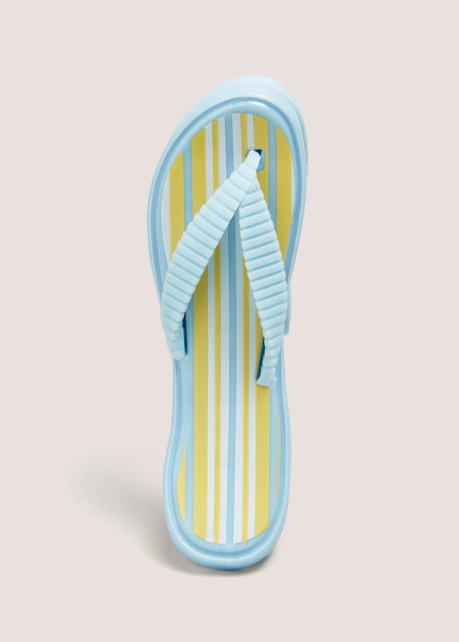 2 Pack Light Blue Beach Flipflop Towel Clips