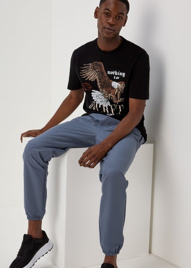 US Athletic Black Regret Eagle T-Shirt