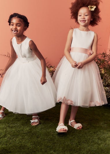 Girls Ivory Bridesmaid Dress (1-10yrs)