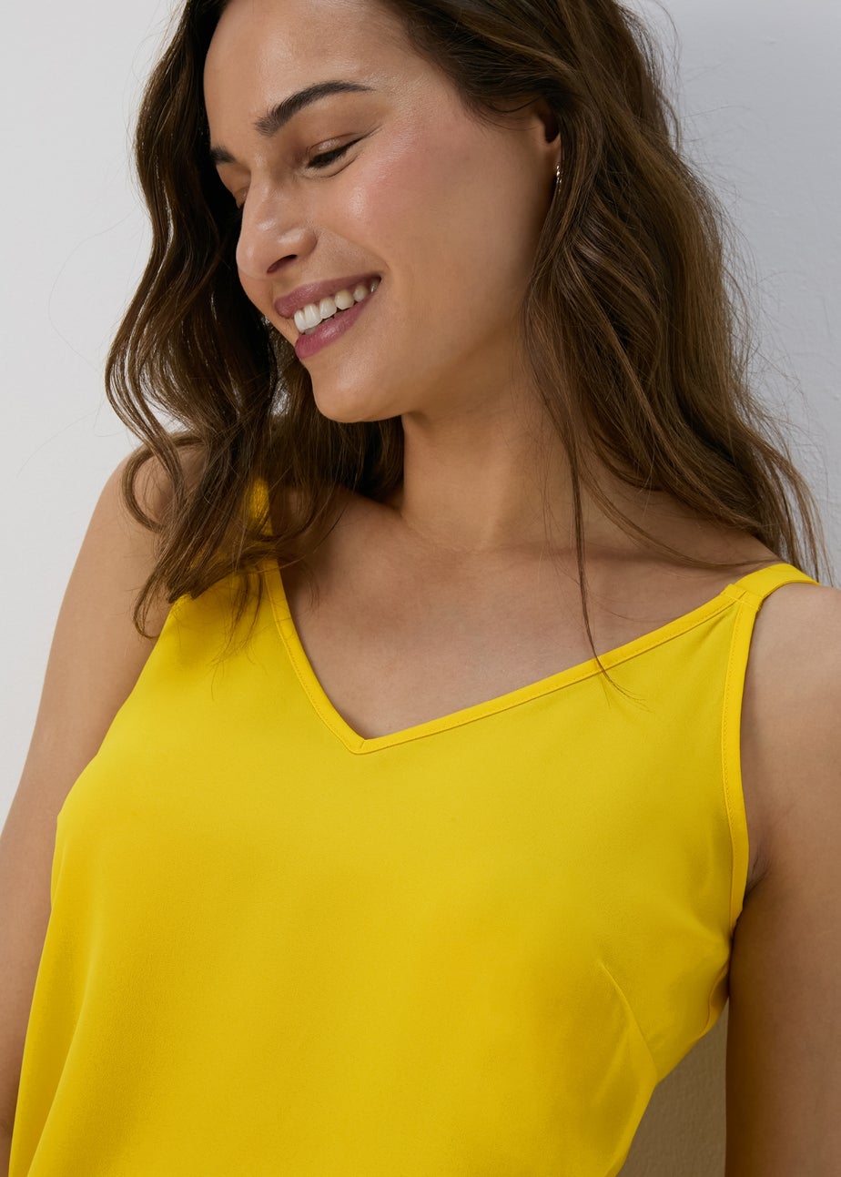 Et Vous Yellow Plain Cami Top