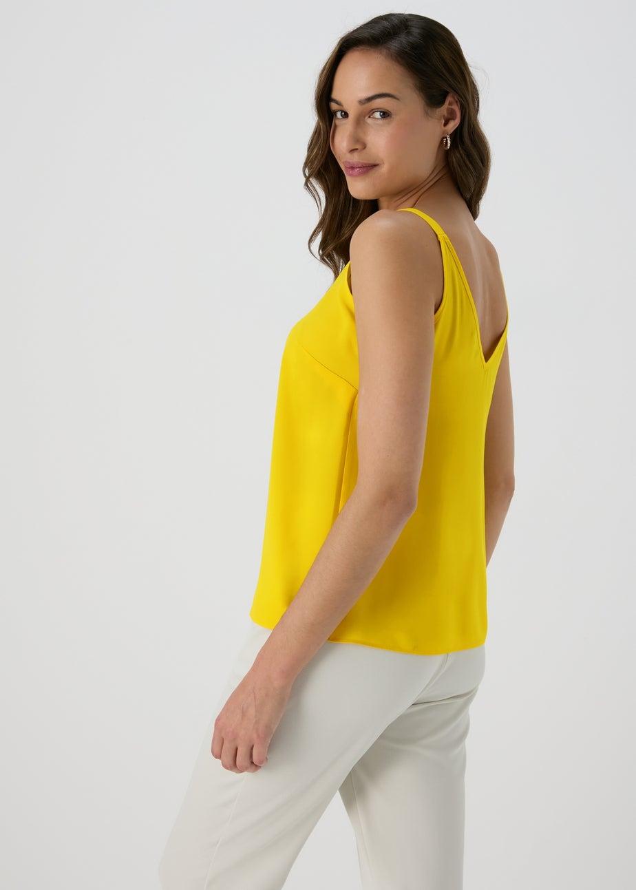 Et Vous Yellow Plain Cami Top