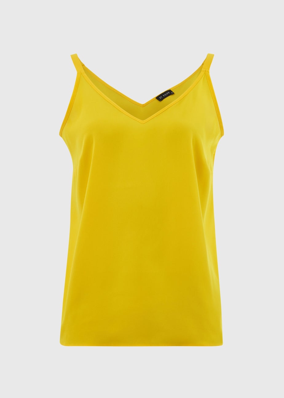 Et Vous Yellow Plain Cami Top