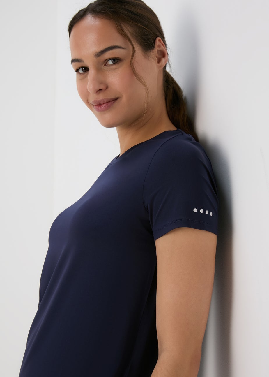 Souluxe Navy Longline T-Shirt