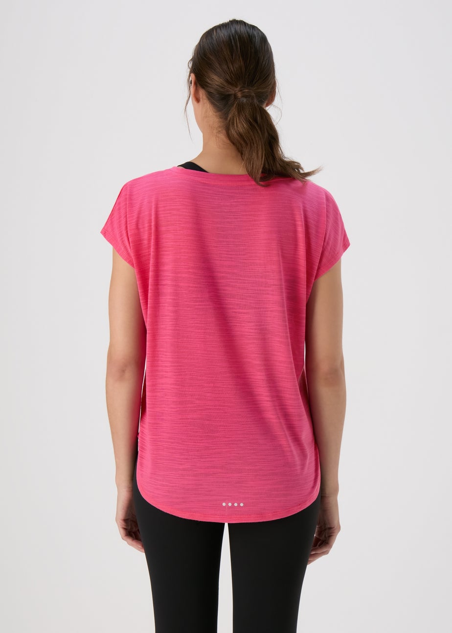Souluxe Pink V Neck T-Shirt