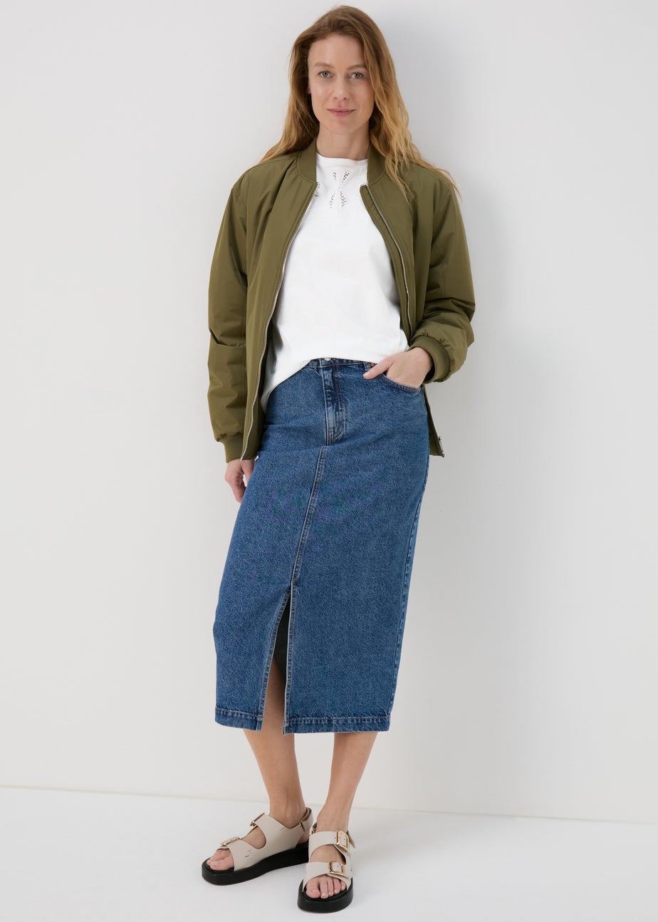 White Cutwork Design T-Shirt