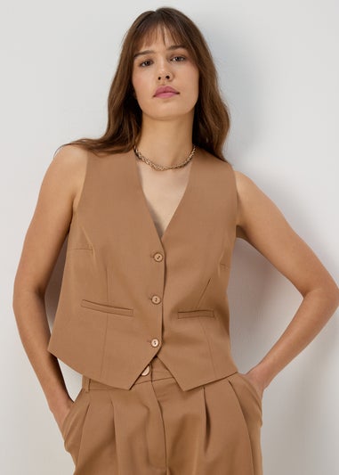 Et Vous Beige Waistcoat