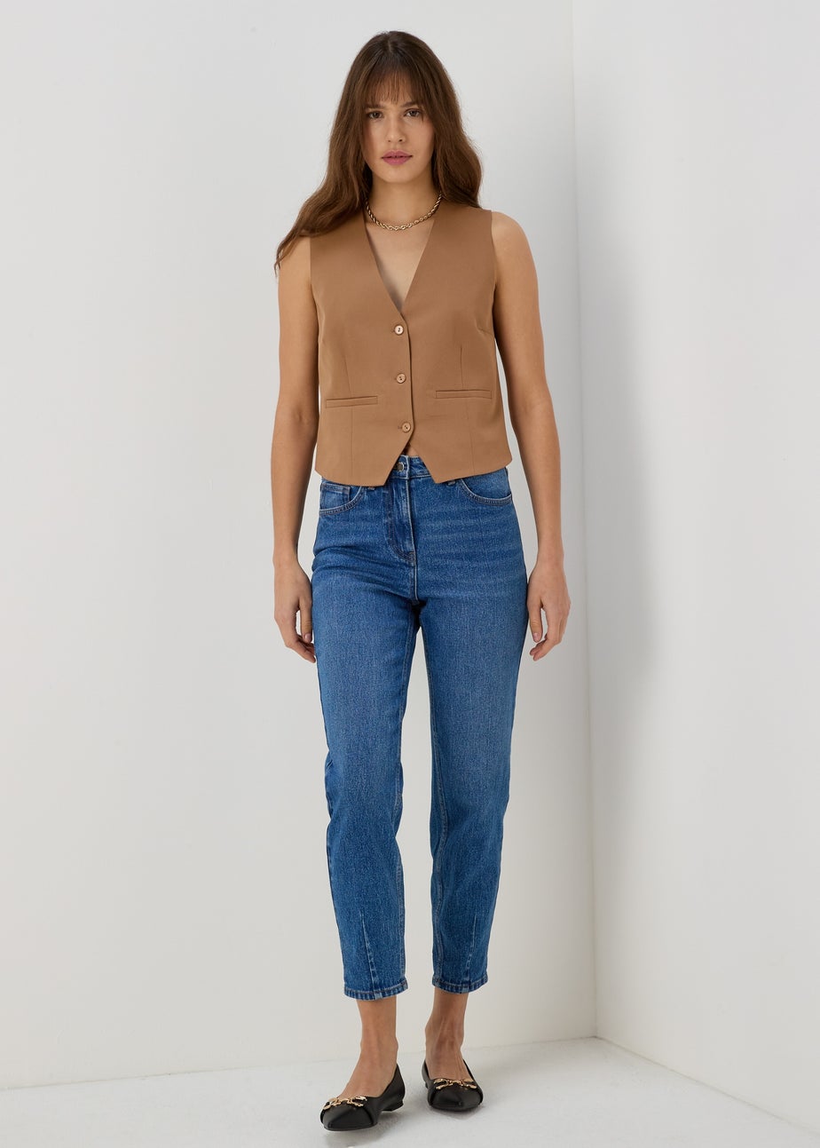 Et Vous Beige Waistcoat