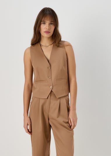 Et Vous Beige Waistcoat