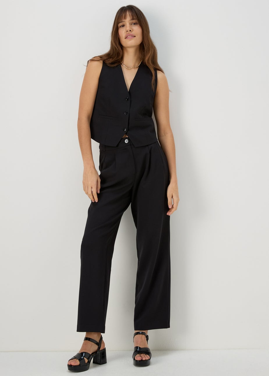 Et Vous Black Wide Leg Trousers