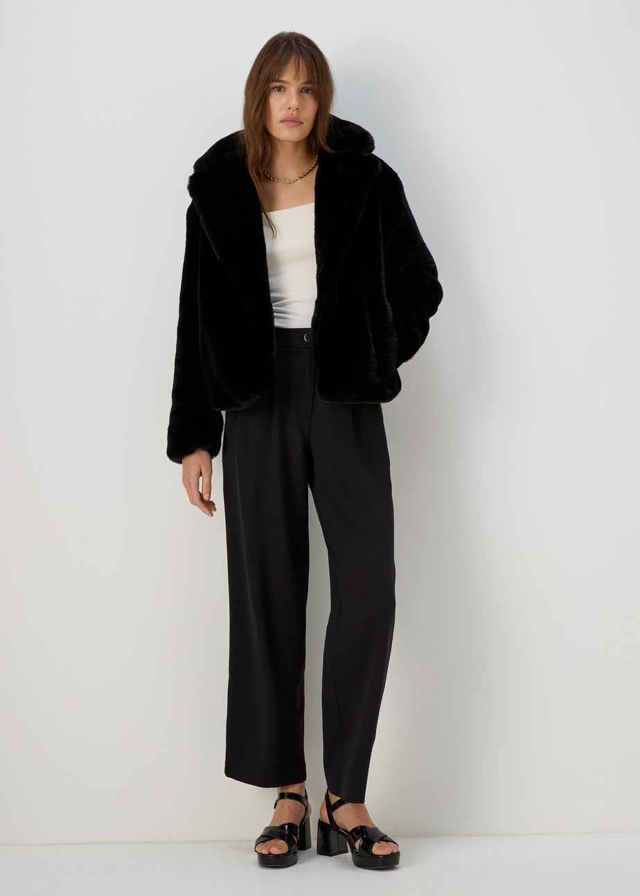 Et Vous Black Wide Leg Trousers