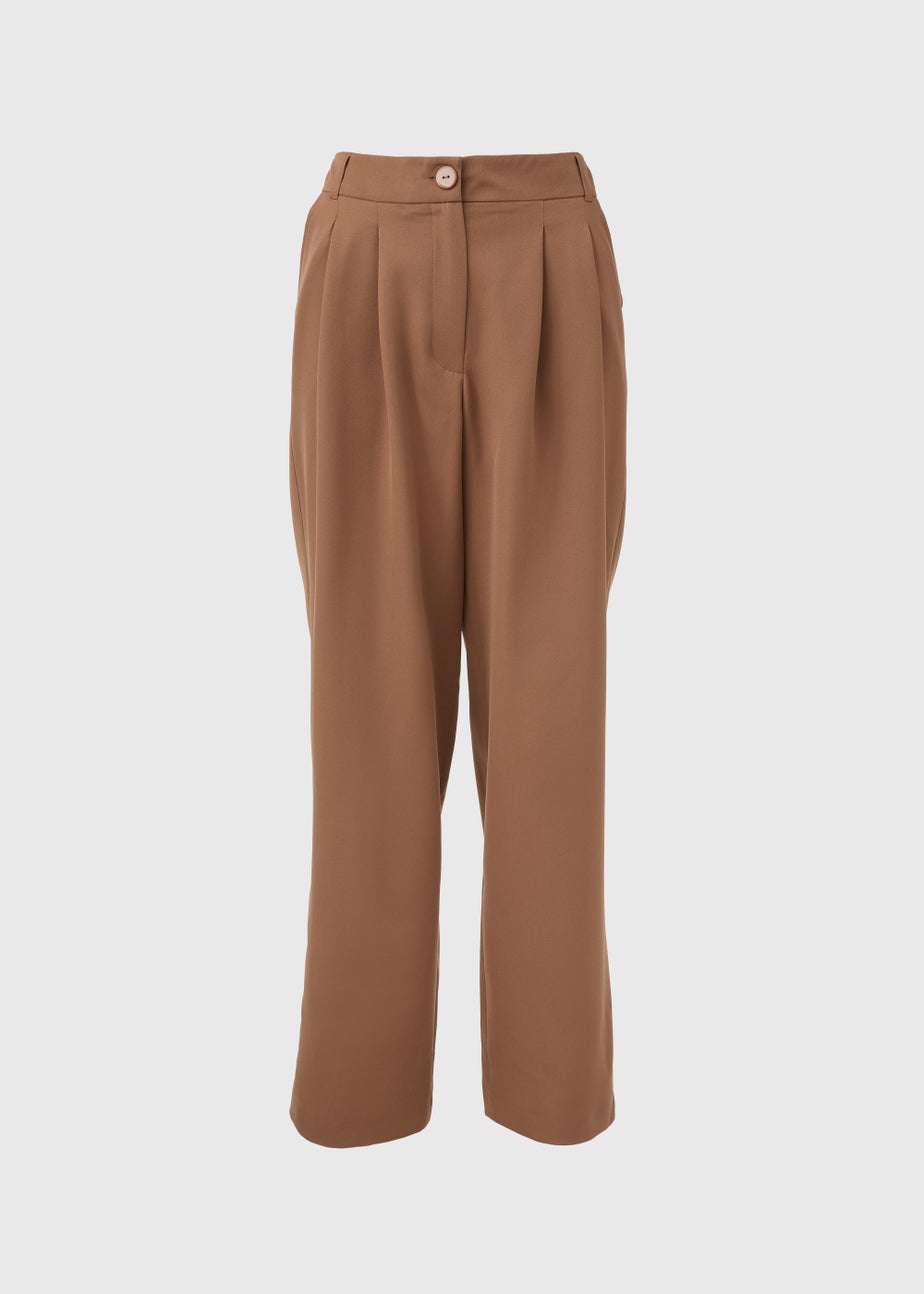 Et Vous Beige Wide Leg Trousers