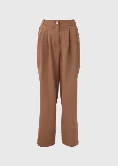 Et Vous Beige Wide Leg Trousers