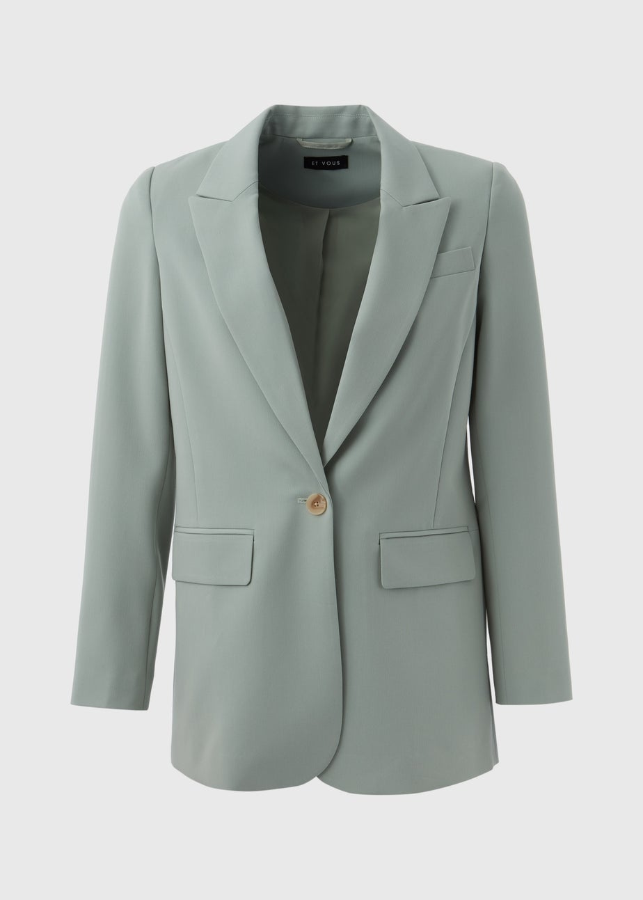 Et Vous Green Suit Blazer