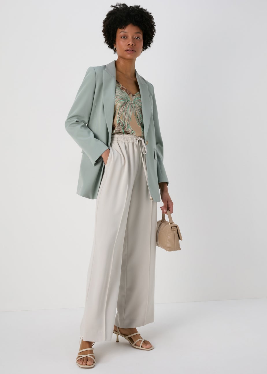 Et Vous Green Suit Blazer